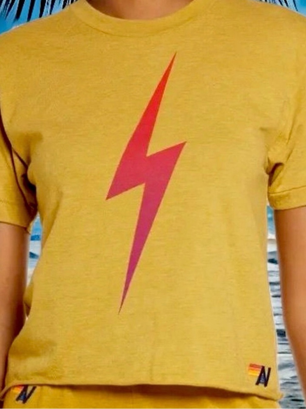 Aviator Nation boyfriend Lightning Bolt Tee
